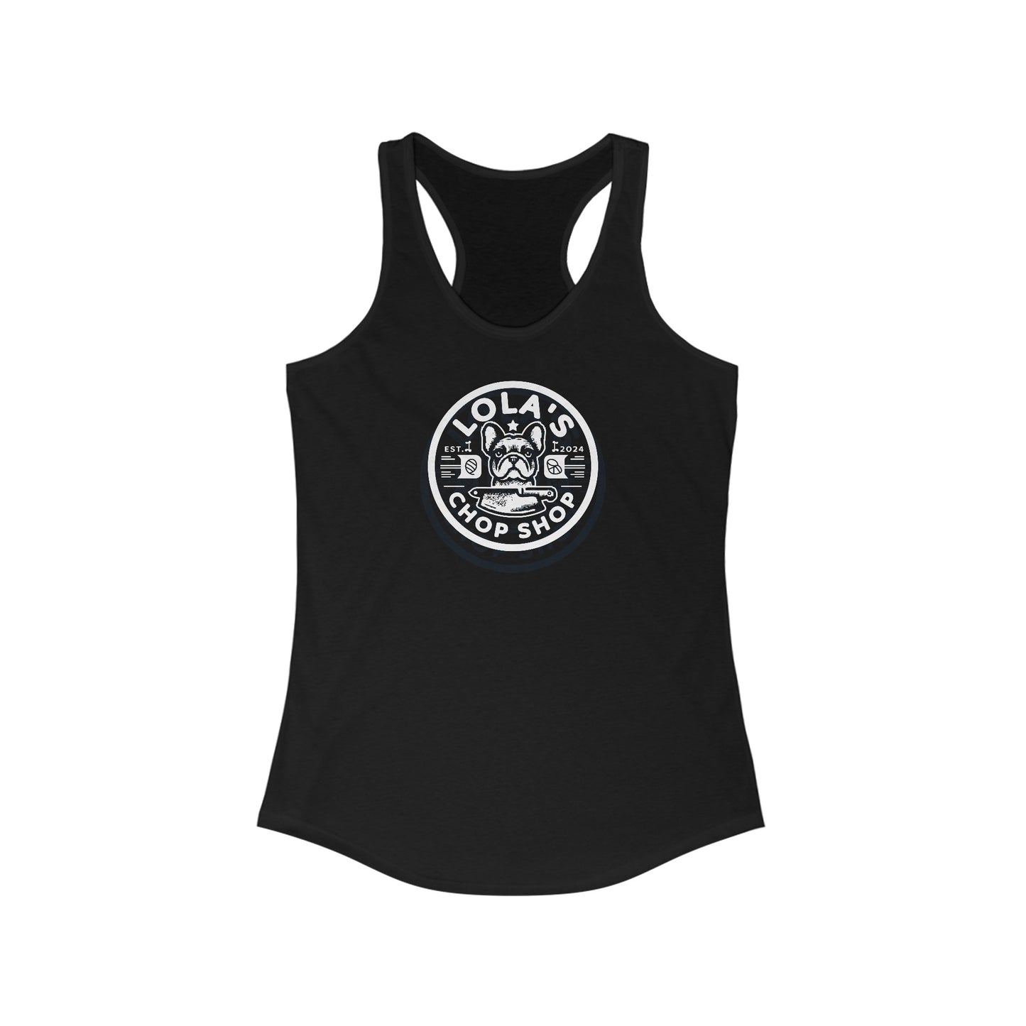 Lola's Chop Shop Racerback Tank