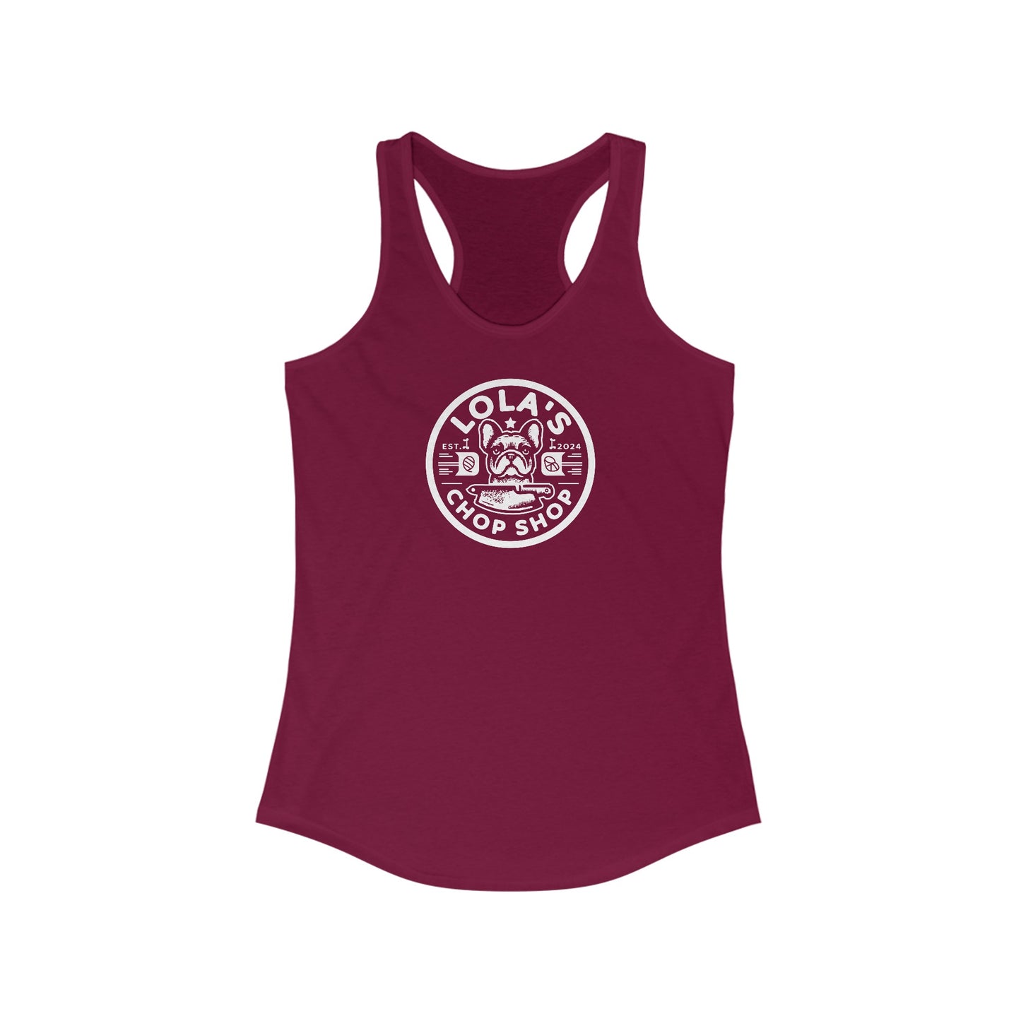 Lola's Chop Shop Racerback Tank