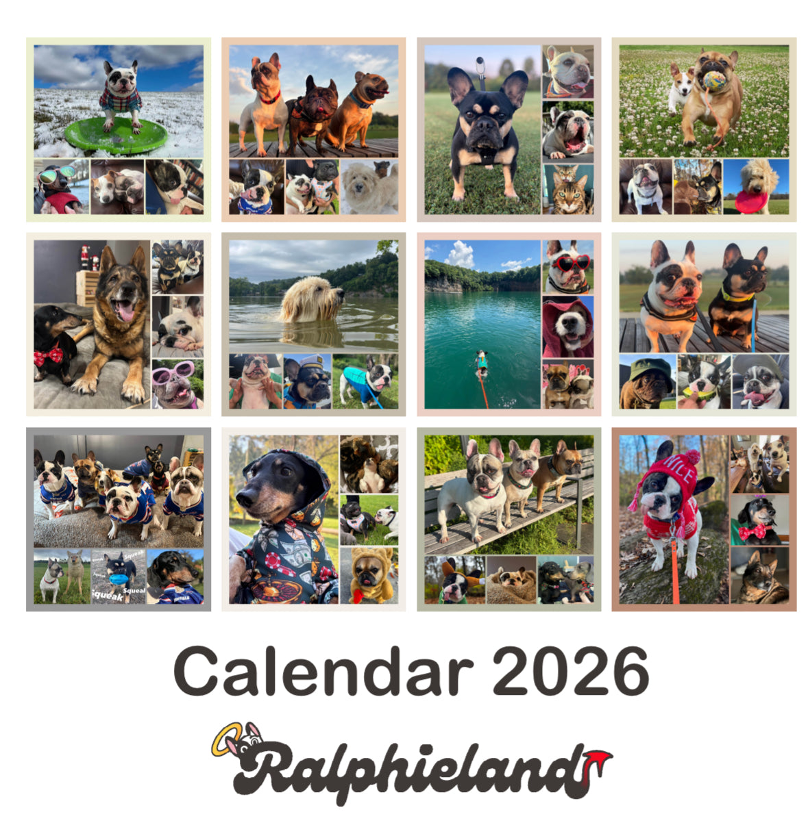 Ralphieland Calendar 2026